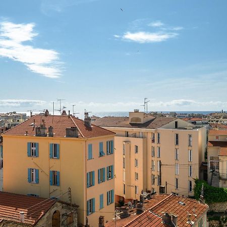 'L'Alicante Proche' Gare, Terrasse, Vue Mer Menton Exteriör bild