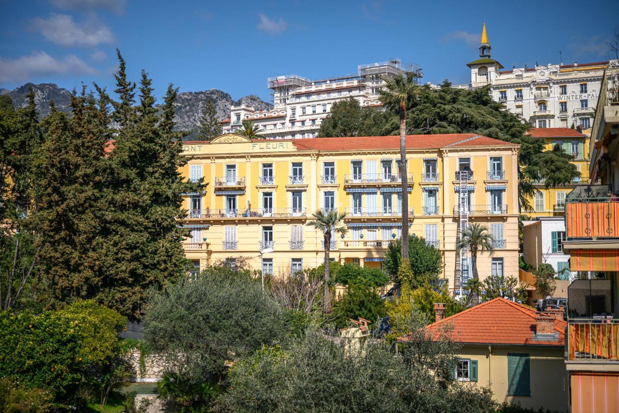 'L'Alicante Proche' Gare, Terrasse, Vue Mer Menton Exteriör bild